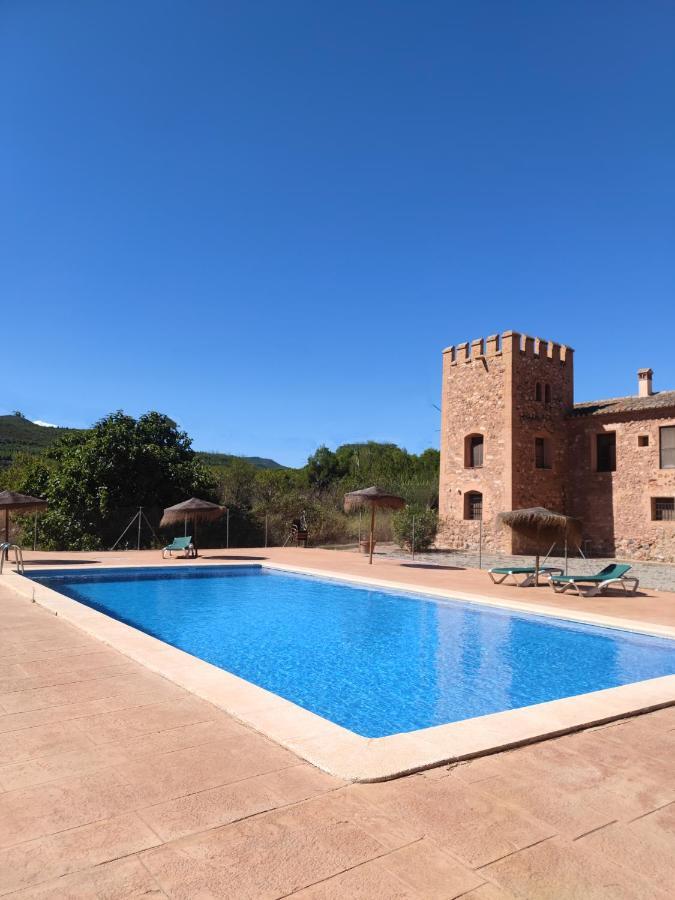 Masia De San Juan Casa Numero 15 En Castillo Con Piscina, Aire Acondicionado Y Terraza Privada Segorbe Exteriör bild