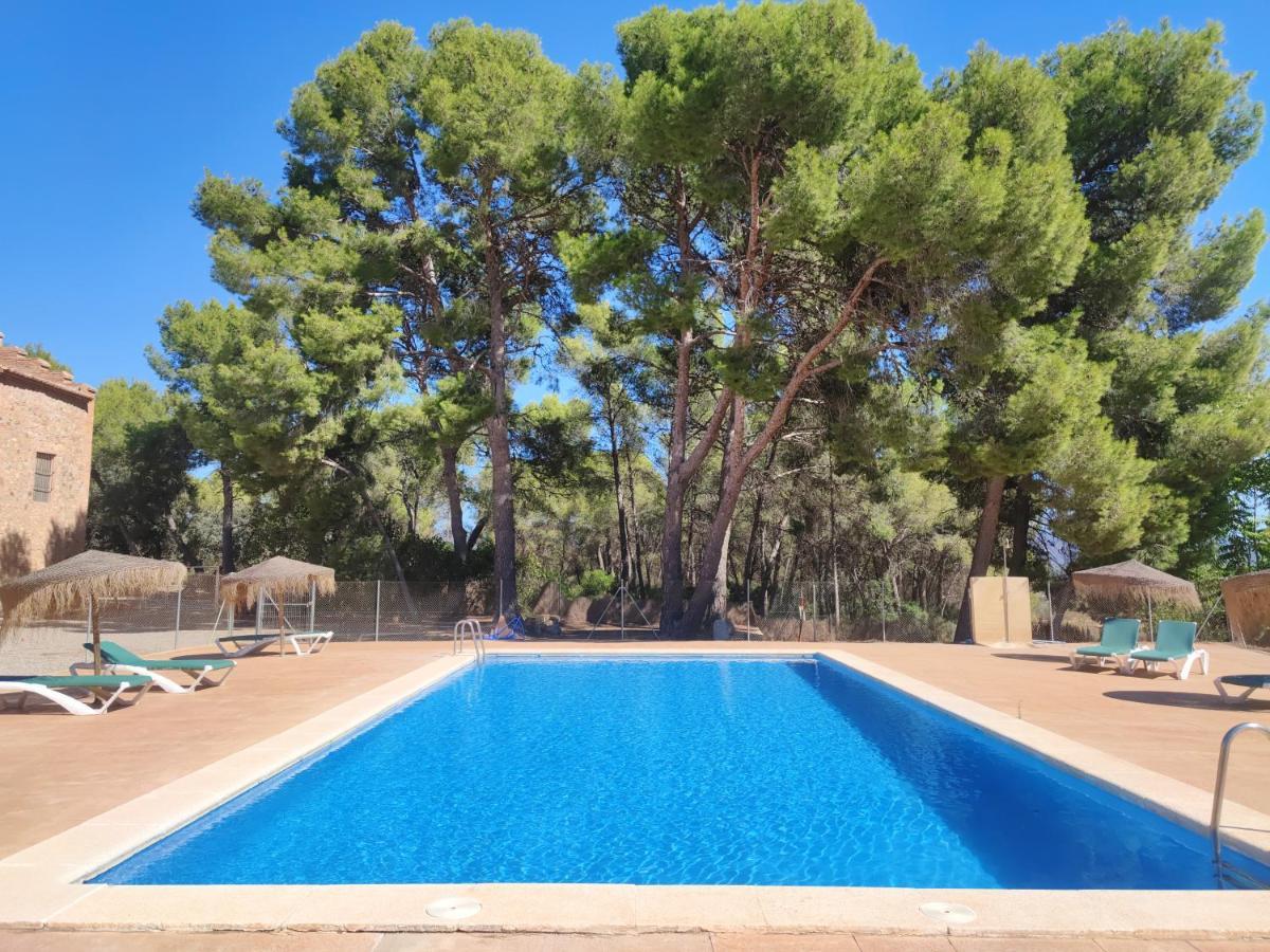 Masia De San Juan Casa Numero 15 En Castillo Con Piscina, Aire Acondicionado Y Terraza Privada Segorbe Exteriör bild